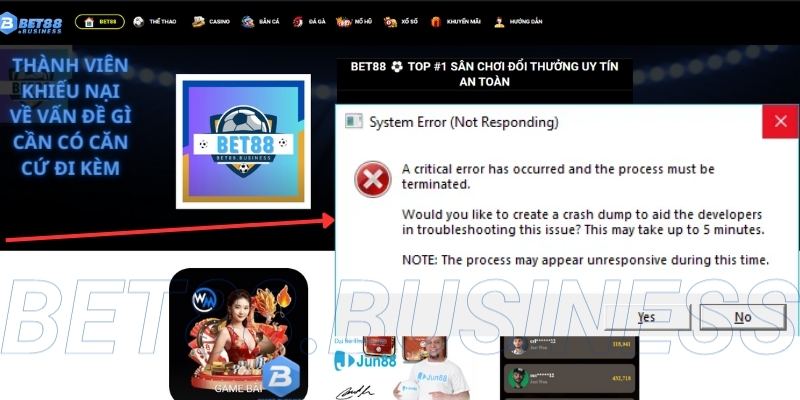 Khiếu nại về dịch vụ game trực tuyến tại Bet88 5 Thành viên khiếu nại về vấn đề gì cần có căn cứ đi kèm